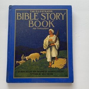 The Illustrated Bible Story Book Old Testament Hardcover Vintage 1943